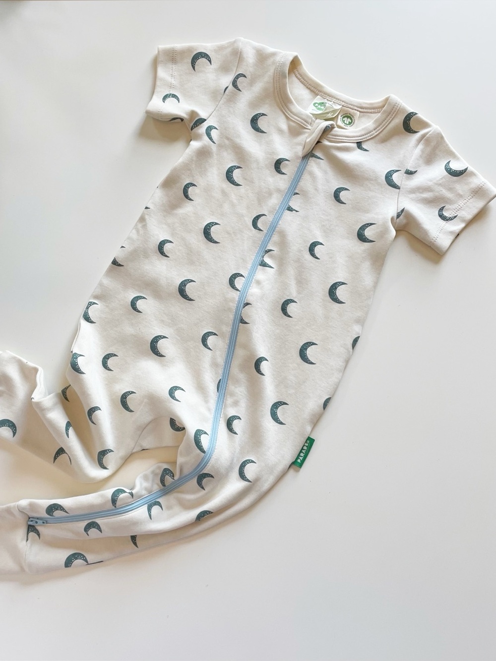 Parade Organic Crescent Moon Zip Romper
